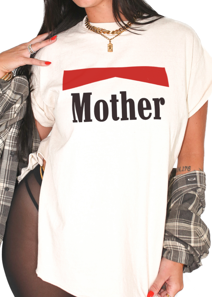 pebby forevee Side Slit Tee VINTAGE MOTHER SIDE SLIT TEE