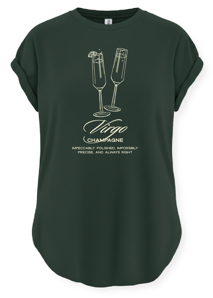 pebby forevee Side Slit Tee VIRGO COCKTAIL SIDE SLIT TEE