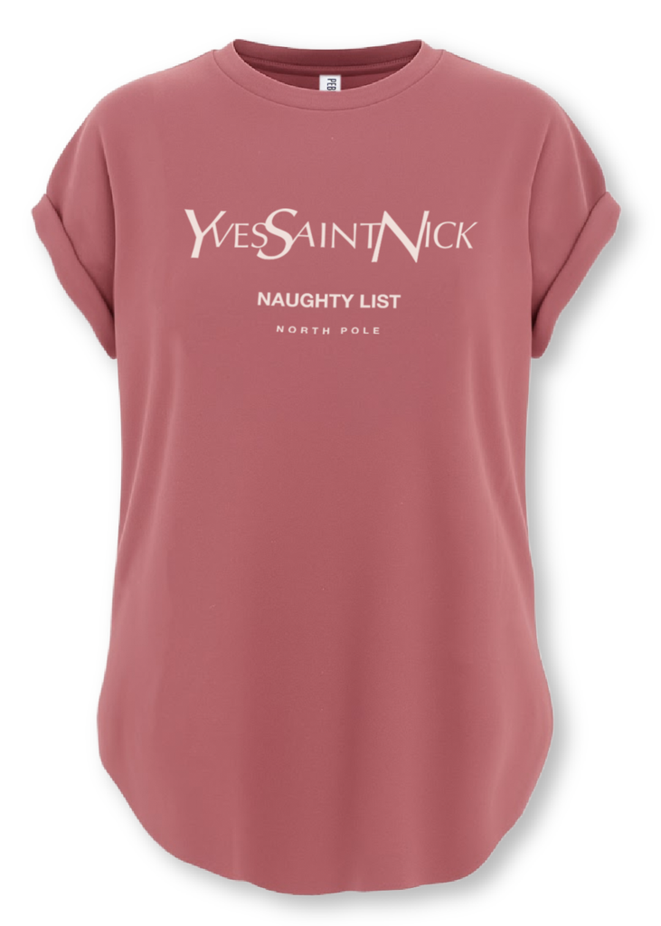 pebby forevee Side Slit Tee YVES SAINT NICK SIDE SLIT TEE