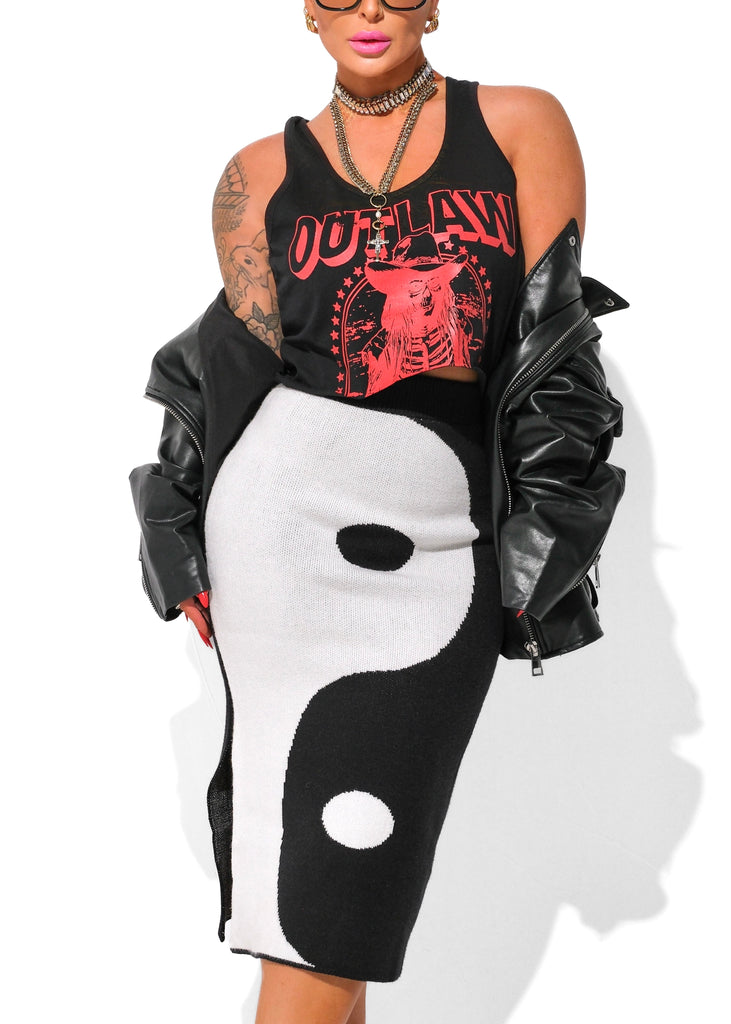 pebby forevee Skirt FINDING MY CHI MIDI SKIRT