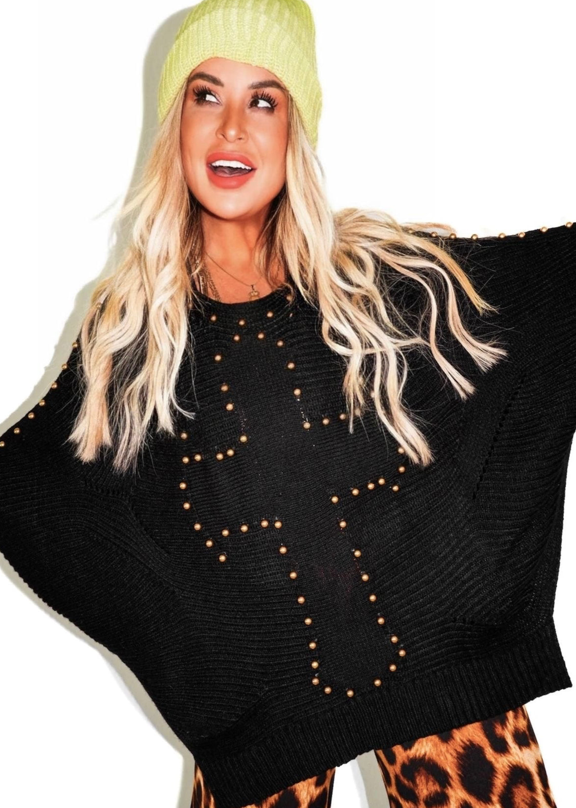 pebby forevee Sweater STABILIZED SIDE SLIT SWEATER
