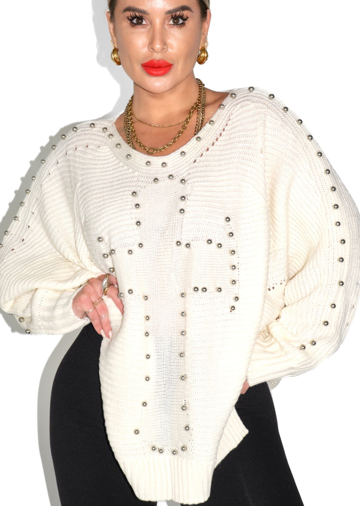 pebby forevee Sweater STABILIZED SIDE SLIT SWEATER