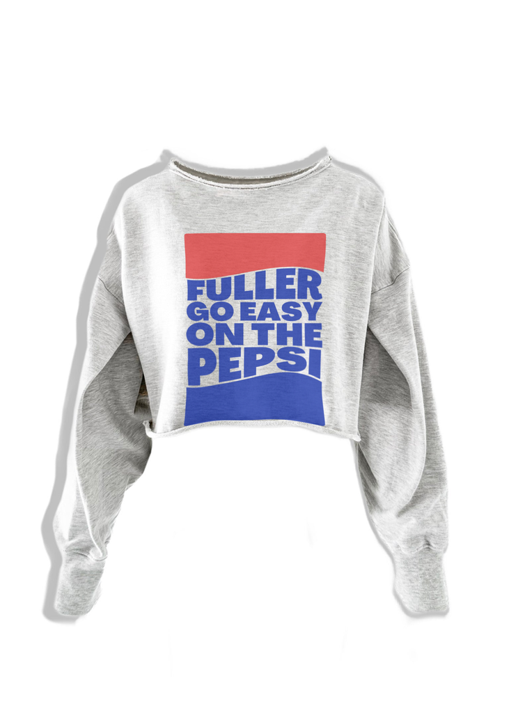 pebby forevee Sweatshirt CROPPED EASY ON THE PEPSI GRAPHIC SWEATSHIRT