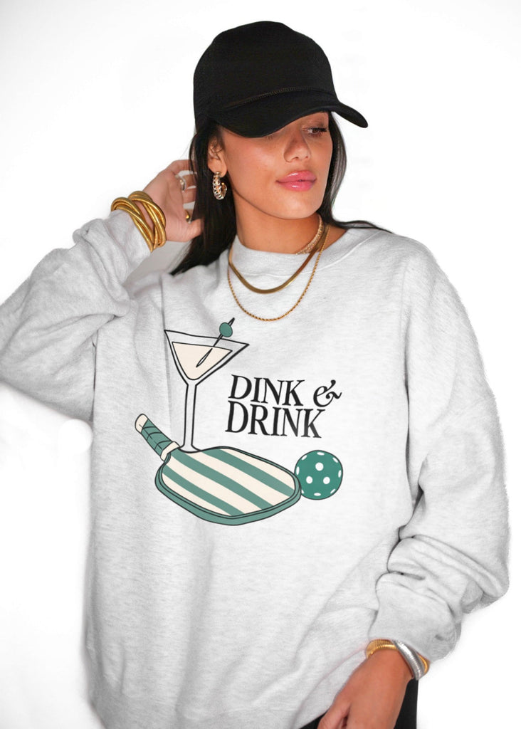 pebby forevee Sweatshirt DINK & DRINK GRAPHIC SWEATSHIRT