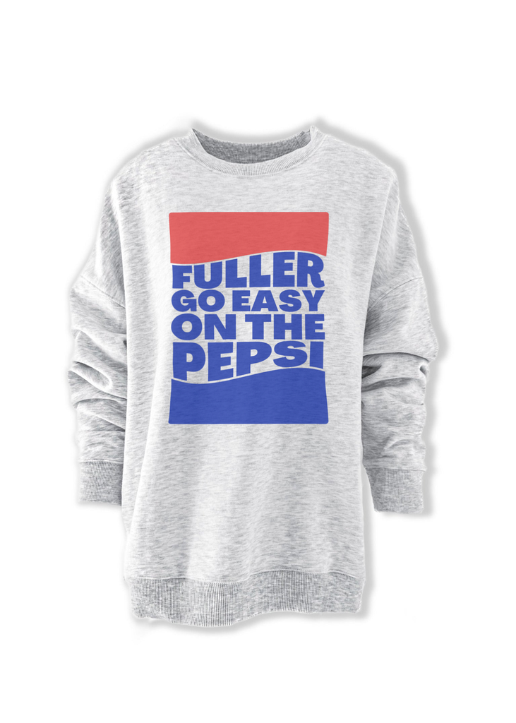 pebby forevee Sweatshirt EASY ON THE PEPSI OVERSIZED GRAPHIC SWEATSHIRT