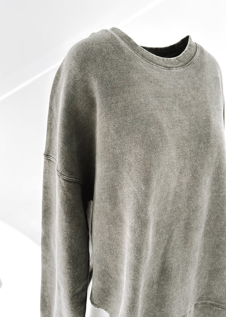 pebby forevee Sweatshirt FEEL GOOD SIDE SLIT SWEATSHIRT