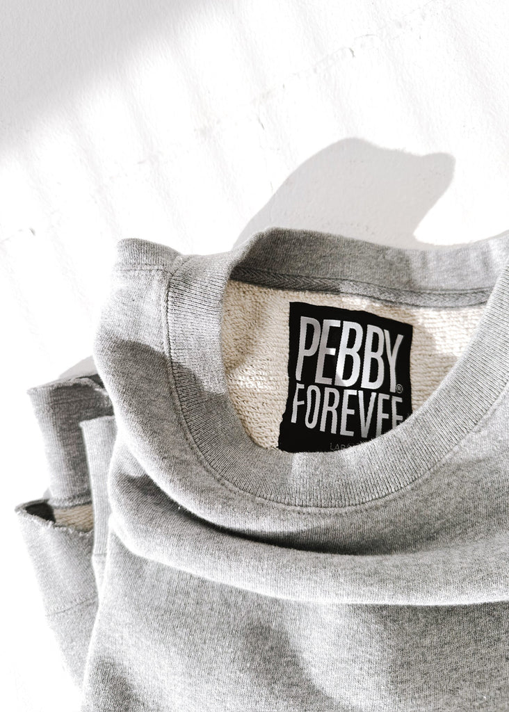 pebby forevee Sweatshirt FEEL GOOD SIDE SLIT SWEATSHIRT