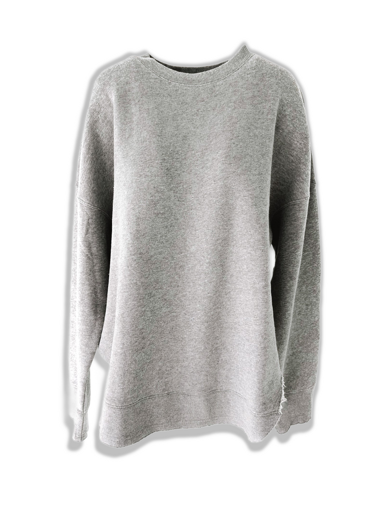 pebby forevee Sweatshirt FEEL GOOD SIDE SLIT SWEATSHIRT
