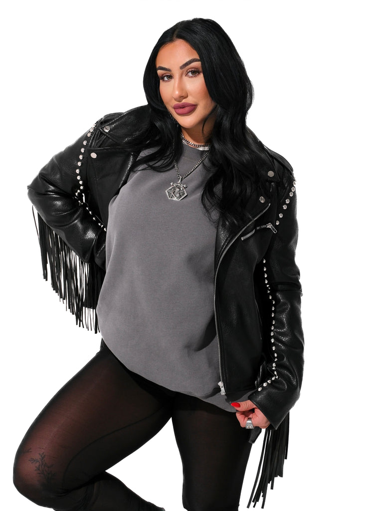 FINAL SALE: OVERSIZED CREWNECK SWEATSHIRT – Pebby Forevee