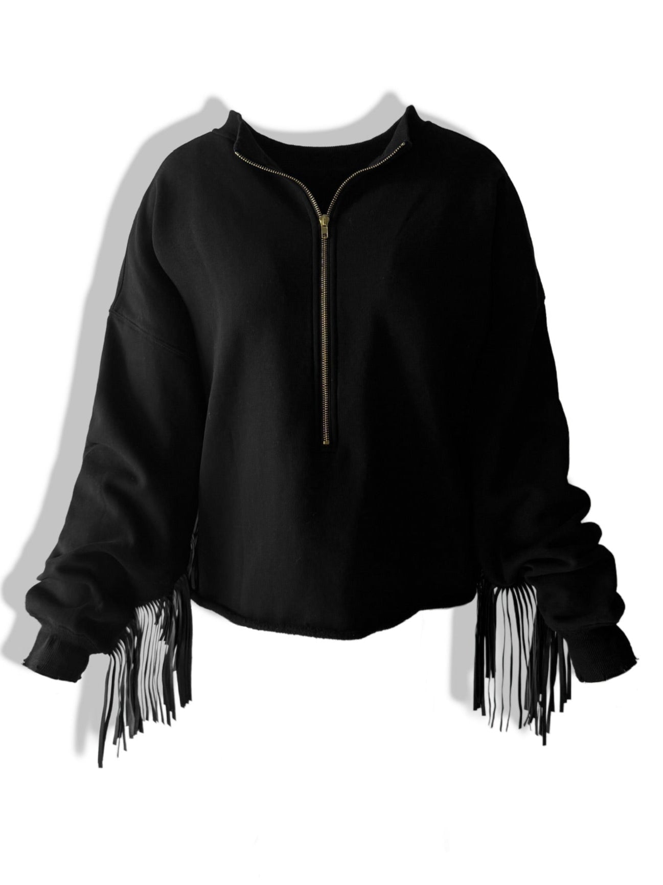REVERSIBLE FRINGE SWEATSHIRT – Pebby Forevee