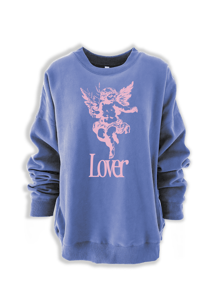 LOVER (CUPID) OVERSIZED GRAPHIC SWEATSHIRT – Pebby Forevee
