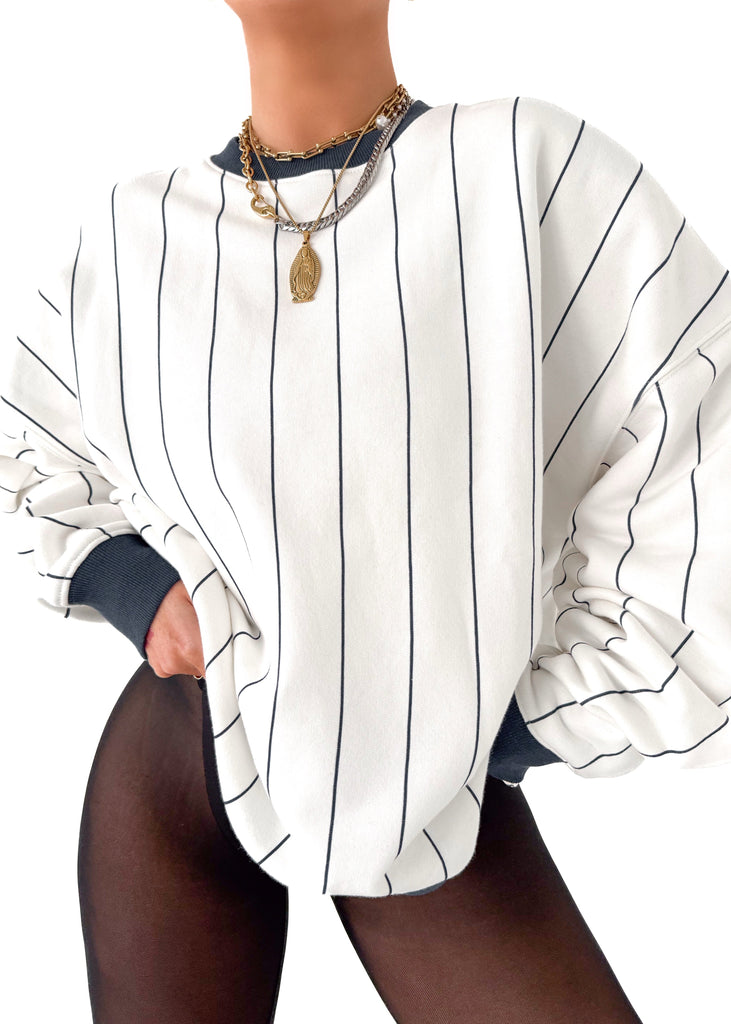 pebby forevee Sweatshirt OVERSIZED CREWNECK SWEATSHIRT