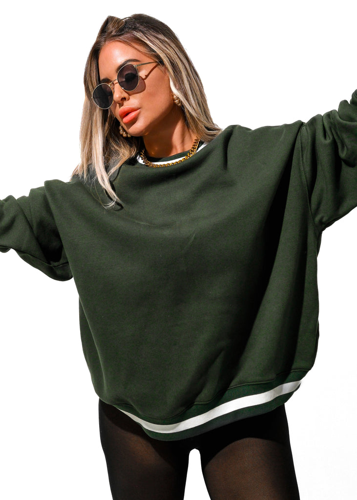 pebby forevee Sweatshirt OVERSIZED CREWNECK SWEATSHIRT
