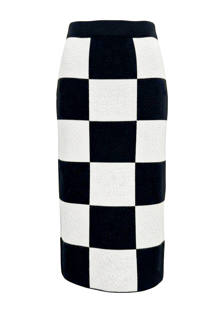 pebby forevee Swim Cover Up CHECKMATE MIDI SKIRT