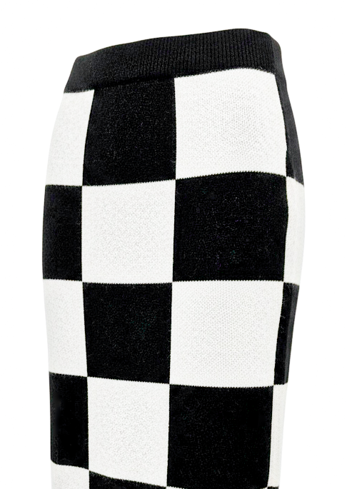 pebby forevee Swim Cover Up CHECKMATE MIDI SKIRT