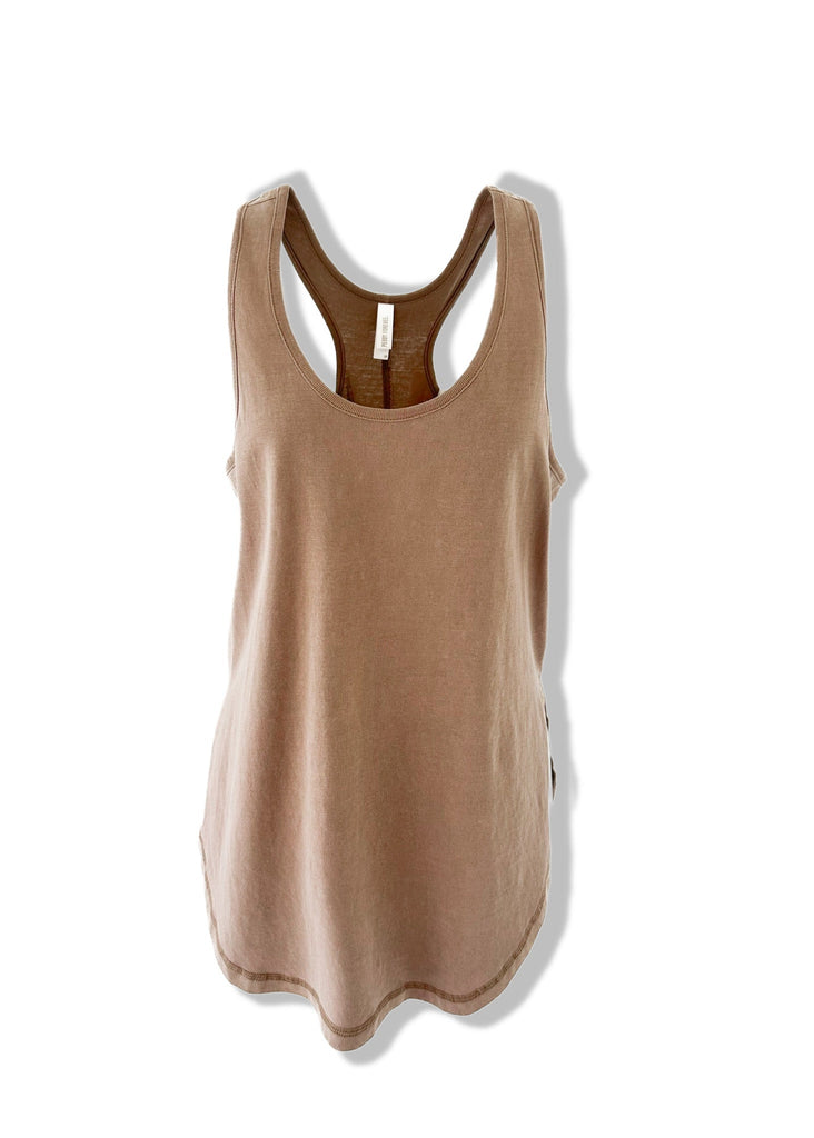 pebby forevee Tank Top BOYFRIEND SIDE SLIT TANK