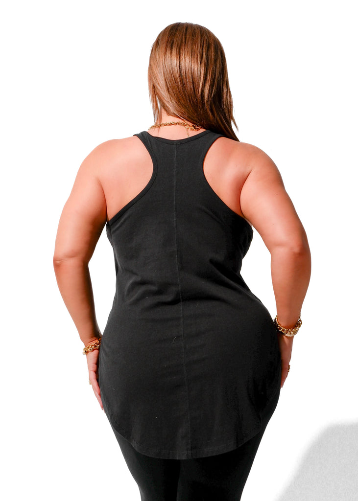 pebby forevee Tank Top BOYFRIEND SIDE SLIT TANK