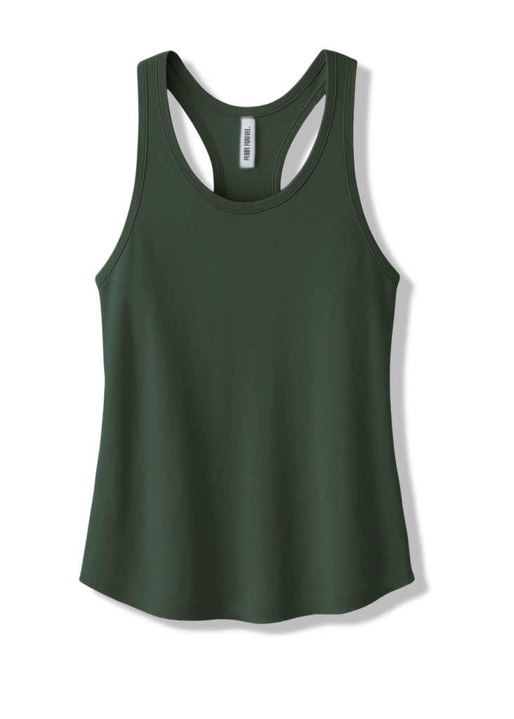 pebby forevee Tank Top BOYFRIEND SIDE SLIT TANK