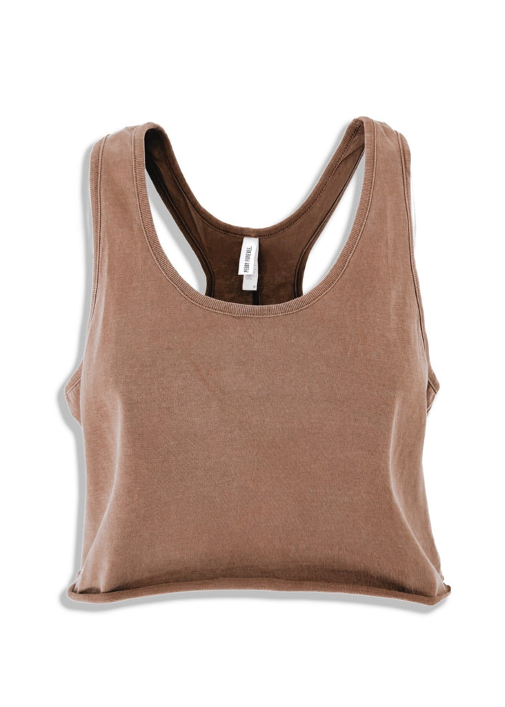 pebby forevee Tank Top CROPPED BOYFRIEND TANK
