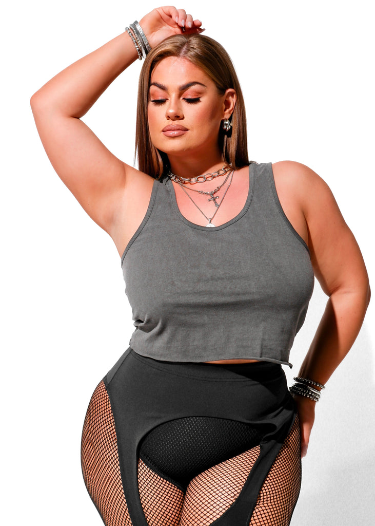 pebby forevee Tank Top CROPPED BOYFRIEND TANK