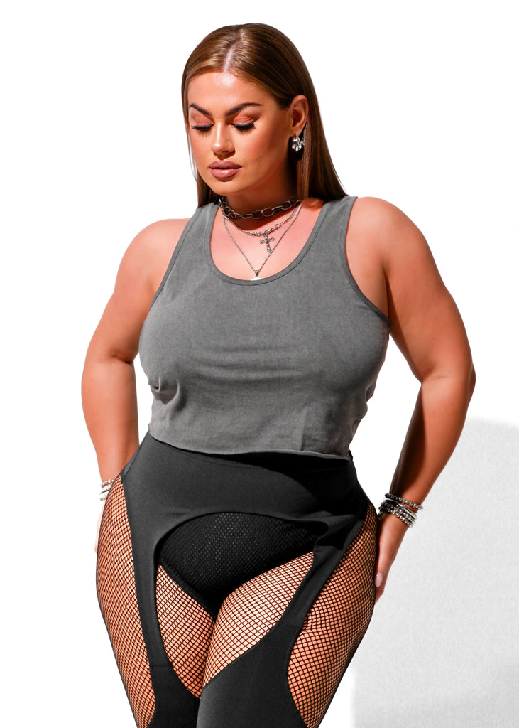 pebby forevee Tank Top CROPPED BOYFRIEND TANK