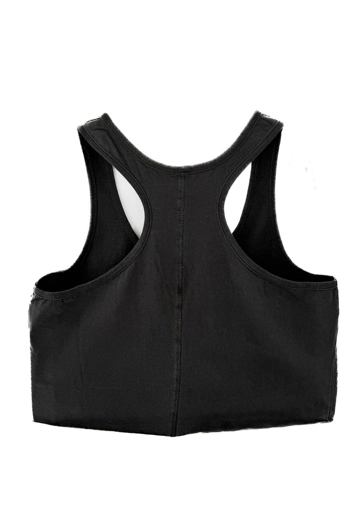 pebby forevee Tank Top CROPPED LOCALLY HATED GRAPHIC BOYFRIEND TANK