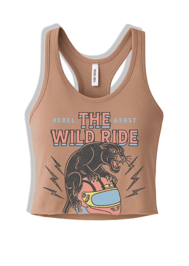pebby forevee Tank Top CROPPED NEW THE WILD RIDE GRAPHIC BOYFRIEND TANK