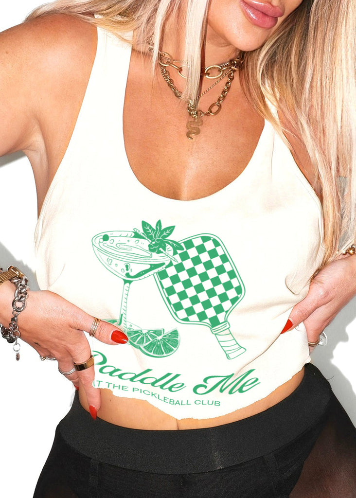 pebby forevee Tank Top CROPPED PADDLE ME BOYFRIEND TANK