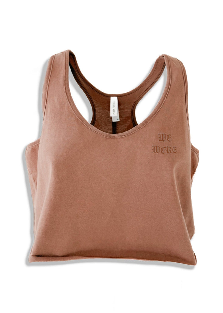 pebby forevee Tank Top CROPPED REMEMBER WHEN GRAPHIC BOYFRIEND TANK