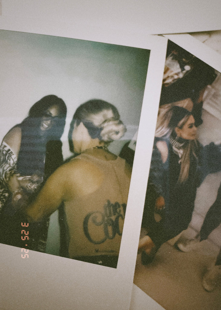 pebby forevee Tank Top CROPPED THE COCKTAIL CLUB GRAPHIC BOYFRIEND TANK