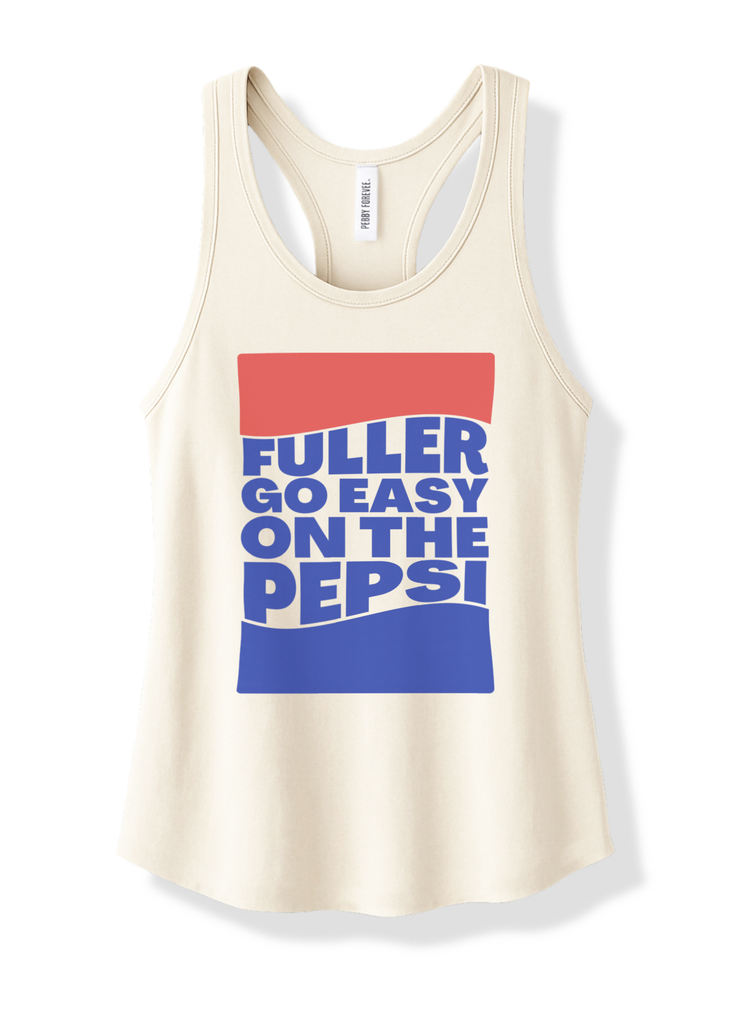 pebby forevee Tank Top EASY ON THE PEPSI BOYFRIEND SIDE SLIT TANK