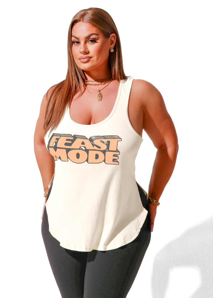 pebby forevee Tank Top FEAST MODE BOYFRIEND SIDE SLIT TANK