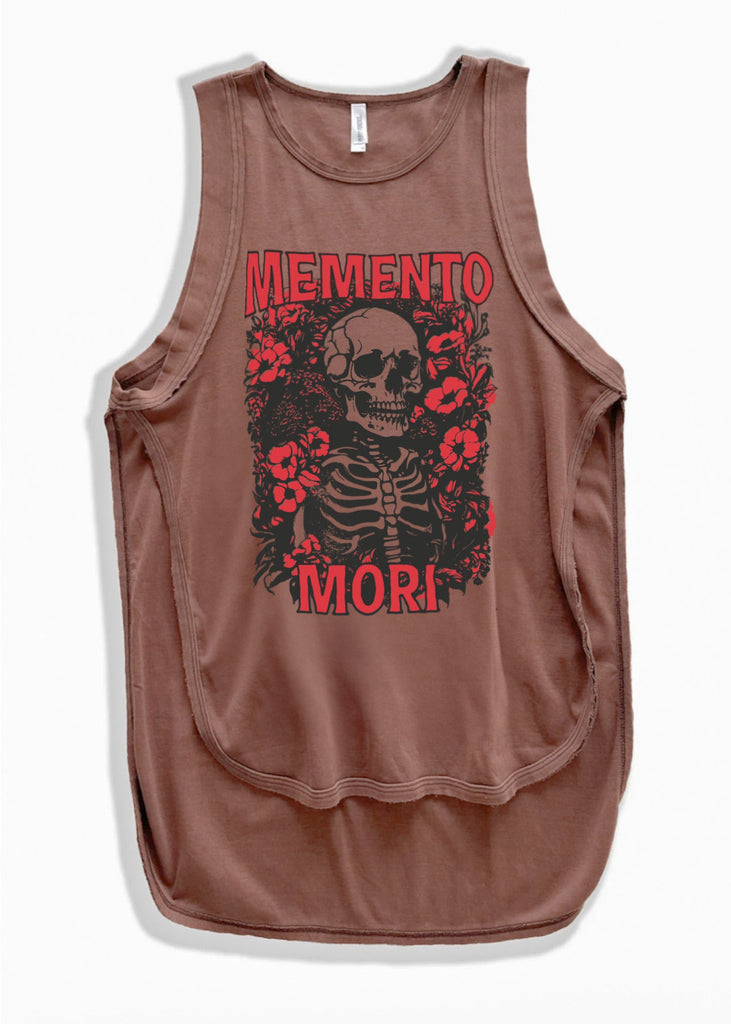 pebby forevee Tank Top FINAL SALE: MEMENTO MORI HIGH HOPES OVERSIZED SIDE SLIT TANK