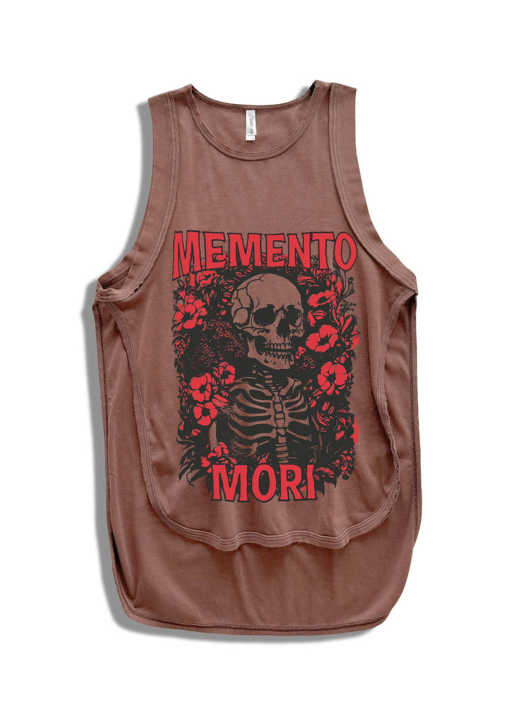 pebby forevee Tank Top FINAL SALE: MEMENTO MORI HIGH HOPES OVERSIZED SIDE SLIT TANK