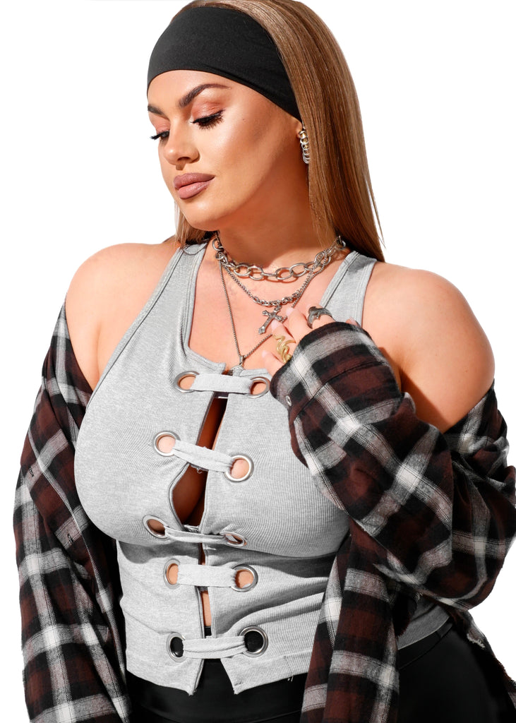 pebby forevee Tank Top GROMMET & THREAD TANK