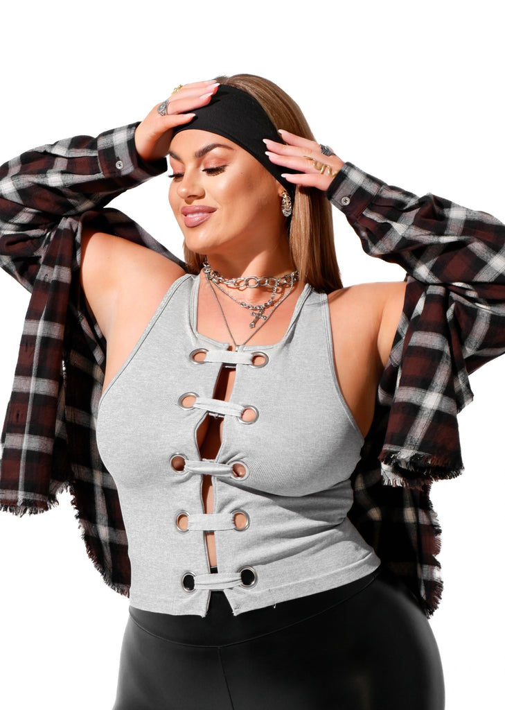 pebby forevee Tank Top GROMMET & THREAD TANK