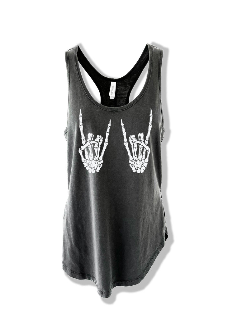 pebby forevee Tank Top KEEP YOUR HANDS ON ME BOYFRIEND SIDE SLIT TANK