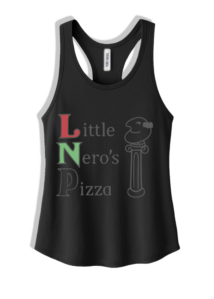 pebby forevee Tank Top LITTLE NERO'S PIZZA BOYFRIEND SIDE SLIT TANK