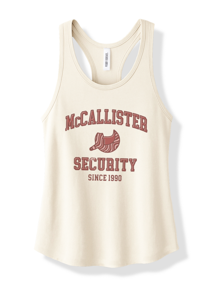 pebby forevee Tank Top MCCALLISTER SECURITY BOYFRIEND SIDE SLIT TANK
