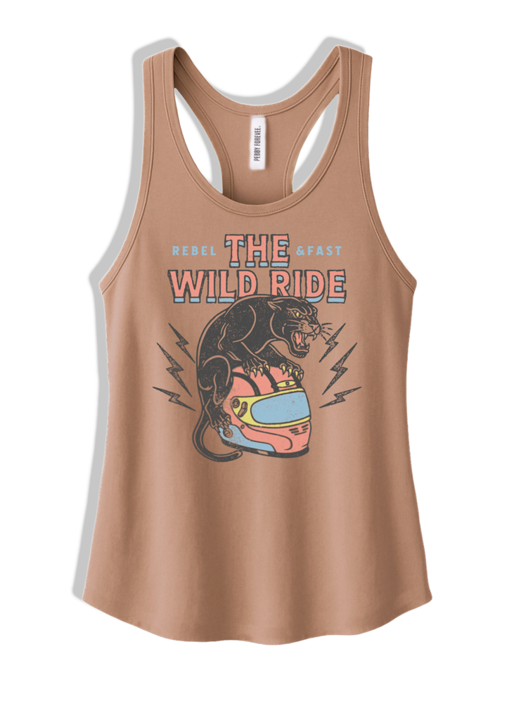 pebby forevee Tank Top NEW THE WILD RIDE BOYFRIEND SIDE SLIT TANK