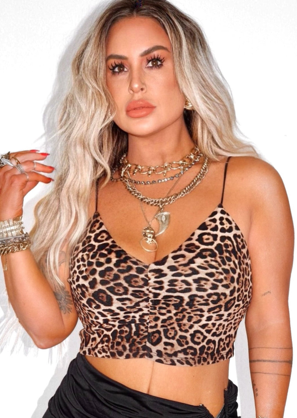 pebby forevee Tank Top OUT & ABOUT LEOPARD TANK TOP
