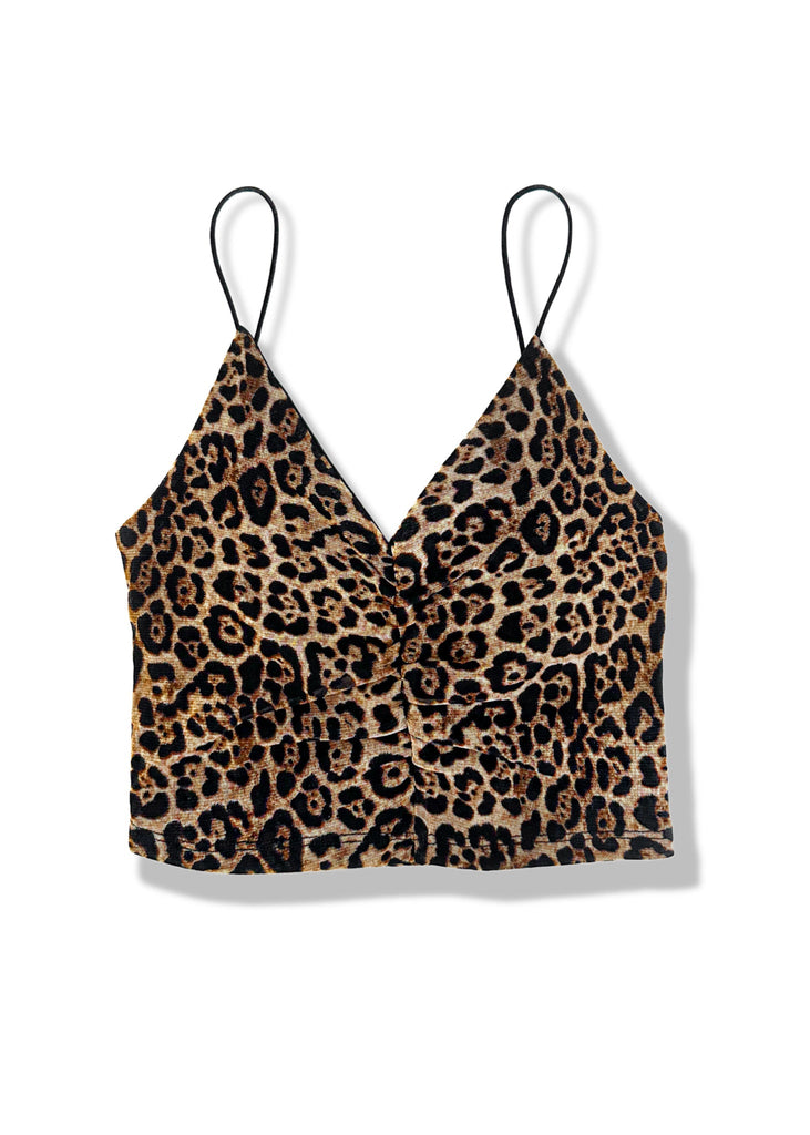 pebby forevee Tank Top OUT & ABOUT LEOPARD TANK TOP