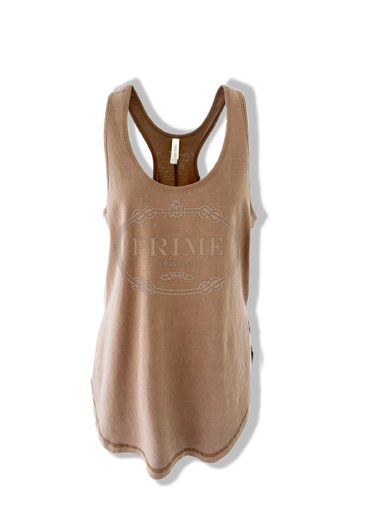pebby forevee Tank Top PRIME MANIFESTO BOYFRIEND SIDE SLIT TANK