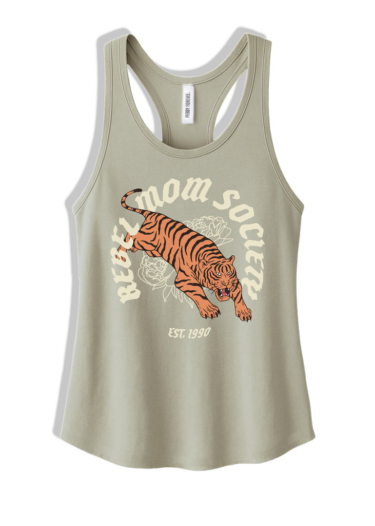 pebby forevee Tank Top REBEL MOM SOCIETY BOYFRIEND SIDE SLIT TANK