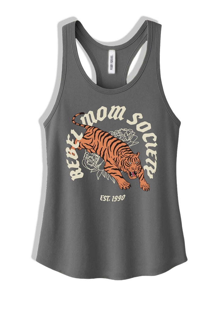 pebby forevee Tank Top REBEL MOM SOCIETY BOYFRIEND SIDE SLIT TANK