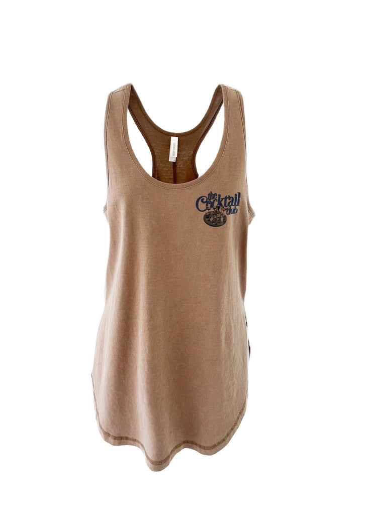 pebby forevee Tank Top THE COCKTAIL CLUB BOYFRIEND SIDE SLIT TANK