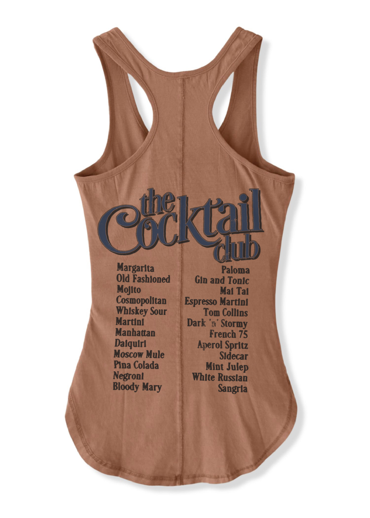 pebby forevee Tank Top THE COCKTAIL CLUB BOYFRIEND SIDE SLIT TANK