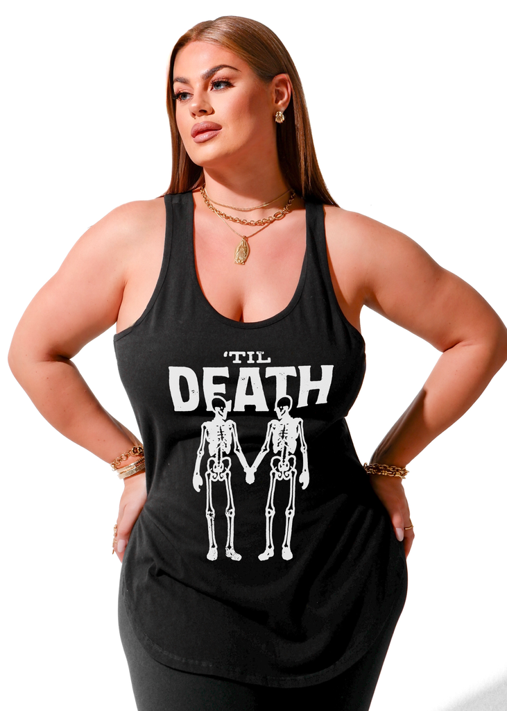 pebby forevee Tank Top TIL DEATH BOYFRIEND SIDE SLIT TANK