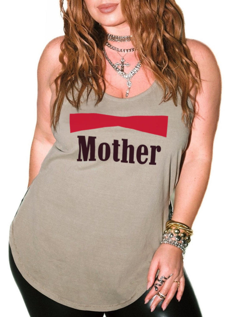 pebby forevee Tank Top VINTAGE MOTHER BOYFRIEND SIDE SLIT TANK