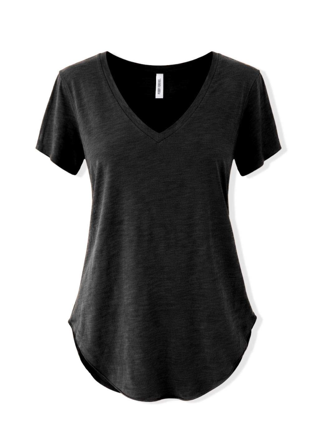 美品⭐︎ameri  DEEP SLIT NECK TOP LONG SLEEVE V-NECK SIDE SLIT TOP – Pebby Forevee